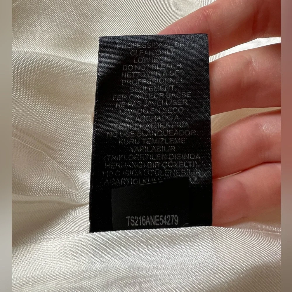 NWOT Tibi Linen Midi A-line Skirt with Belt - Picture 7 of 7